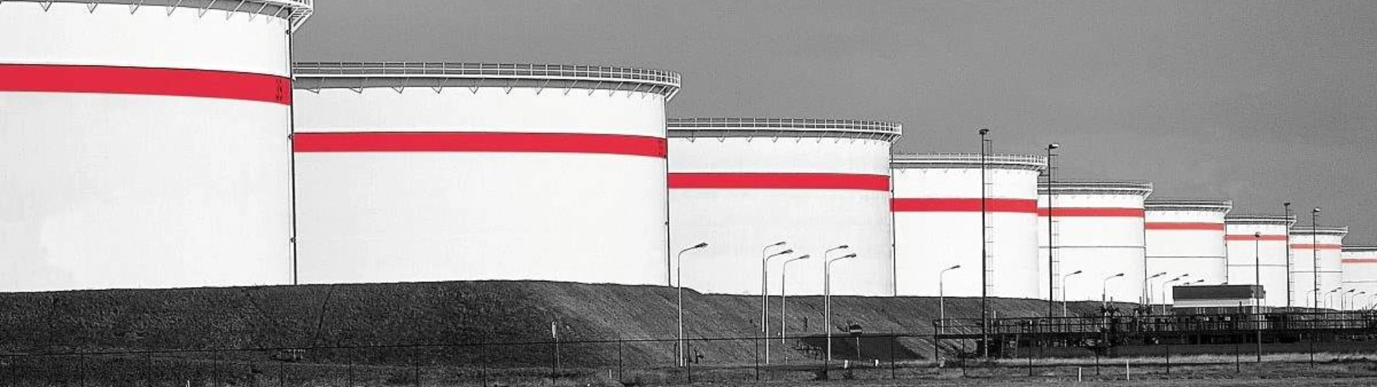 Tank farm oil storage facility